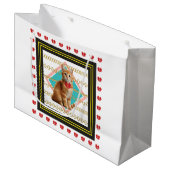 ジンジャーキャットとゴールデンチェーン ラージペーパーバッグ (正面アングル)