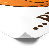 ジンジャーキャットウィッチ – かわいいハロウィンデザインとポンプ ポスター (角)