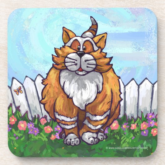 ジンジャーキャットギフト&アクセサリー コースター (正面)