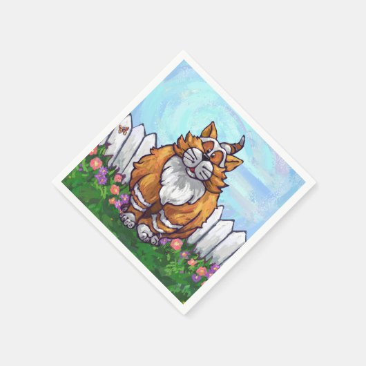 ジンジャーキャットギフト&アクセサリー スタンダードカクテルナプキン (角)