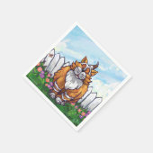 ジンジャーキャットギフト&アクセサリー スタンダードカクテルナプキン (角)