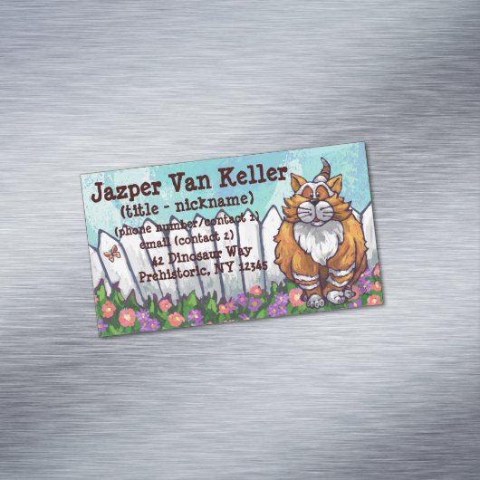 ジンジャーキャットギフト&アクセサリー マグネット名刺 (インサイチュ)