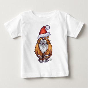 ジンジャーキャットクリスマス ベビーTシャツ