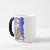 ジンジャーキャットクリスマス モーフィングマグカップ (正面左)