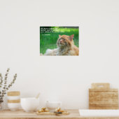 ジンジャーキャットセントオーガスティントゥート引用文 ポスター (キッチン)