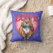 ジンジャーキャットバレンタインデー クッション (ブランケット)