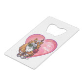 ジンジャーキャットバレンタインデー クレジットカード栓抜き (裏面アングル)