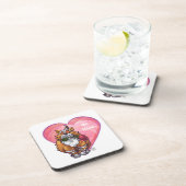 ジンジャーキャットバレンタインデー コースター (右側)
