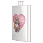 ジンジャーキャットバレンタインデー フラスク (左)