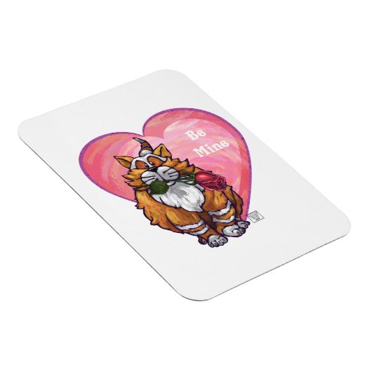 ジンジャーキャットバレンタインデー マグネット (右側)