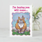 ジンジャーキャットパーティーセンター 招待状 (スタンド正面)