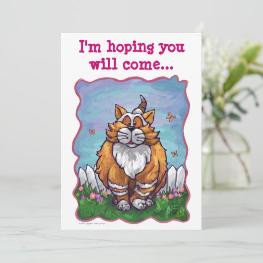 ジンジャーキャットパーティーセンター 招待状 (スタンド正面)