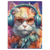 ジンジャーキャットヘッドフォン クリップボード (裏面)