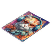 ジンジャーキャットヘッドフォン ノートブック (左側)