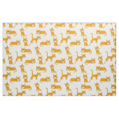 ジンジャーキャットポーズ ファブリック (ヤード)