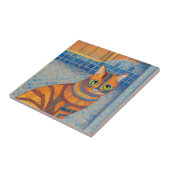 ジンジャーキャットモストライプのロッコモザイク子猫の声 タイル (側面)