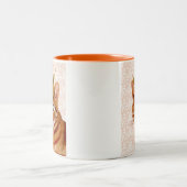 ジンジャーキャットリューズポートレート ツートーンマグカップ (中央)