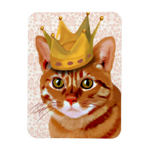 ジンジャーキャットリューズポートレート マグネット