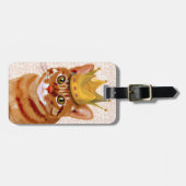 ジンジャーキャットリューズポートレート ラゲッジタグ (正面横)