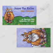 ジンジャーキャット名刺 名刺 (正面/裏面)