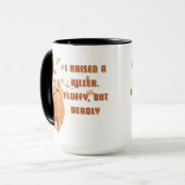 ジンジャーキャット殺し屋のフワフワを育てた マグカップ (正面左)