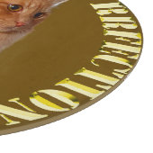 ジンジャーキャット金ゴールドコイン、丸い切り盤 カッティングボード (角)