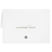 ジンジャーキャット – 愛人愛人挨拶カード (裏面横)