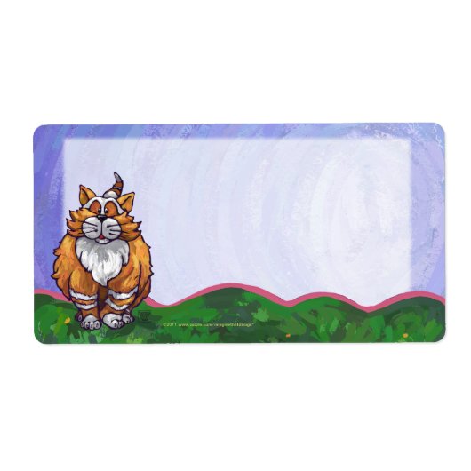 ジンジャーキャット 配送ラベル ラベル (正面)