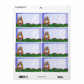 ジンジャーキャット 配送ラベル ラベル (フルシート)