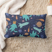 ジンジャーキャットin宇宙銀河系冒険 ランバークッション (ブランケット)