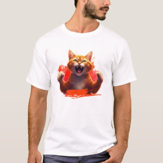 ジンジャーキャッ怒ト Tシャツ
