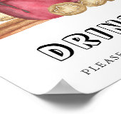 ジンジャークッキーとココアドリンク ポスター (角)