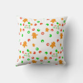 ジンジャークッキーのクリスマスクッション クッション (裏面)