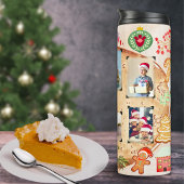 ジンジャークッキー6写真テンプレートクリスマスコージー タンブラー