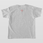 ジンジャークロウズのウィスキカルなクリスマスツリーと汽車 Tシャツ (レイダウン裏面)
