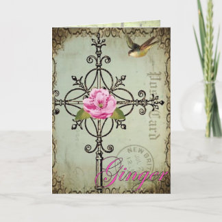 ジンジャークロス ノートカード