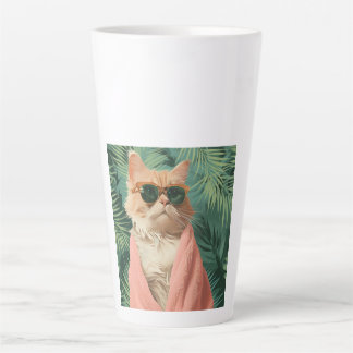 ジンジャークールキャットバケーションビーブスエステティック カフェラテマグ