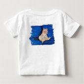 ジンジャーゲーマー猫 ベビーTシャツ (裏面)