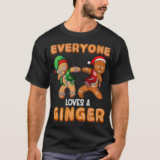 ジンジャーシャツ・赤毛ジンジャーブレッドが大好き Tシャツ