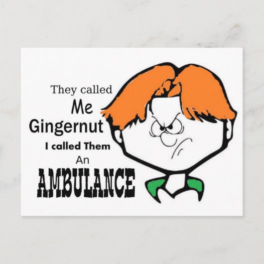 ジンジャージェラルド ポストカード (正面)