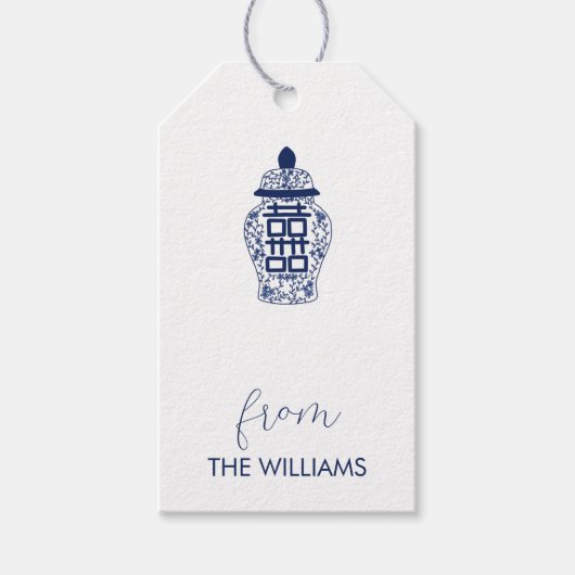 ジンジャージャーカスタムジャーラベル ギフトタグ (正面)