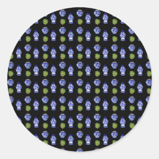 ジンジャージャースアンドトピアリーツリー封筒用シール ラウンドシール