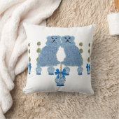 ジンジャージャーズ(犬)スタッフォードドッグズトピアリー クッション (ブランケット)