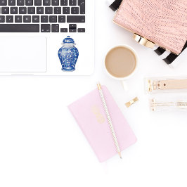 ジンジャージャールブルーと名前ビニールステッカー シール