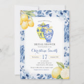 ジンジャージャールレモンチノワセリーブライダルシャワー 招待状 (正面)