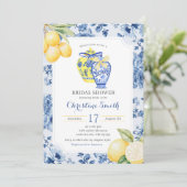 ジンジャージャールレモンチノワセリーブライダルシャワー 招待状 (スタンド正面)