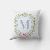 ジンジャージャー&クリスマスベリーズモノグラム クッション (裏面)