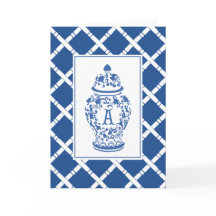 ジンジャージャー&バンブー | モノグラムA | ノートカード