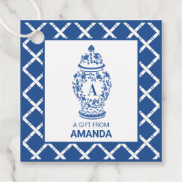 ジンジャージャー&バンブー |モノグラムA |メッセージカード フェイバータグ