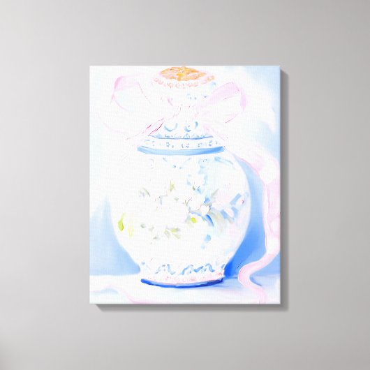 ジンジャージャ絵画ルの名門私立校風のウォールアート キャンバスプリント (正面)